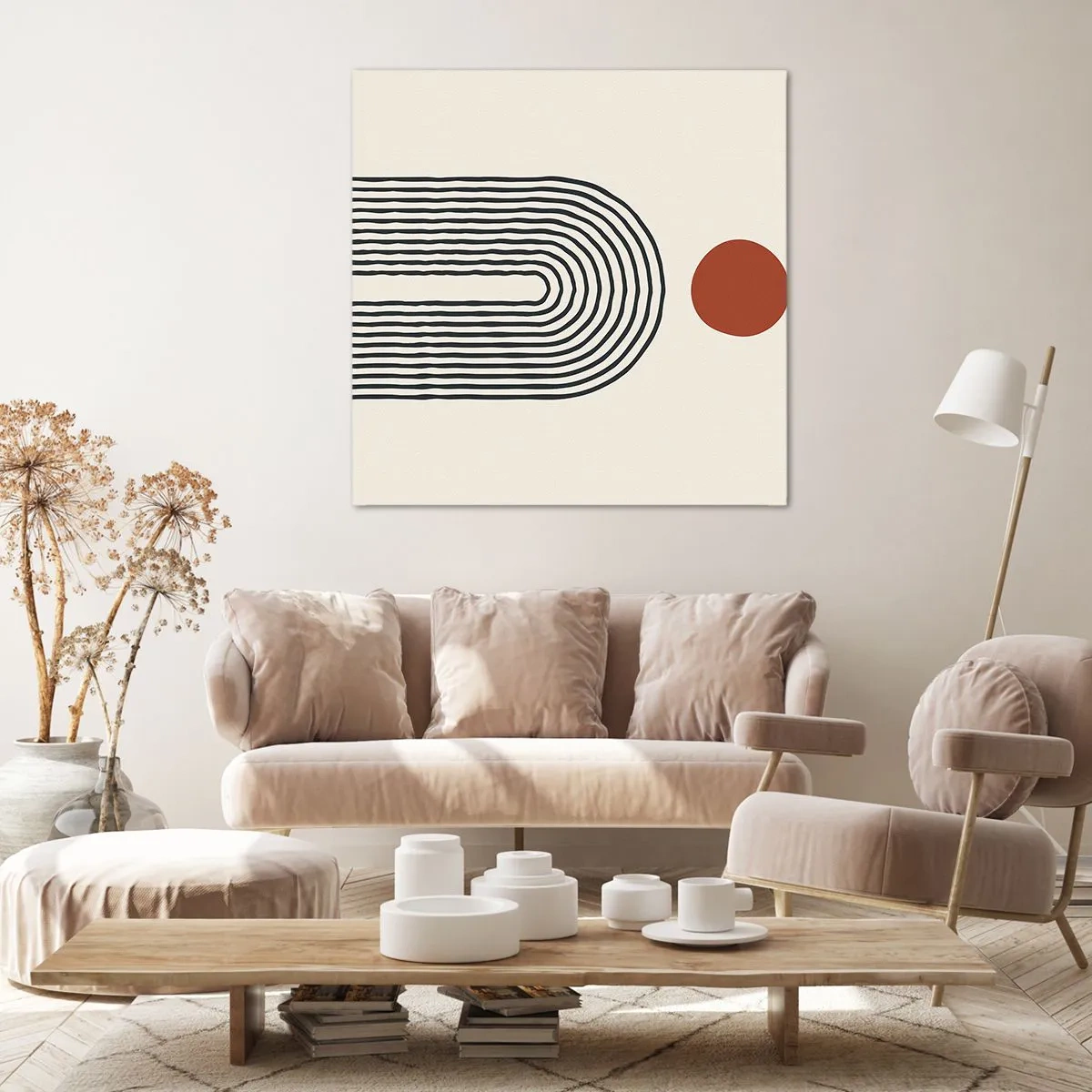 Obraz na plátne - Magnetizmus tvarov a farieb - 70x70 cm