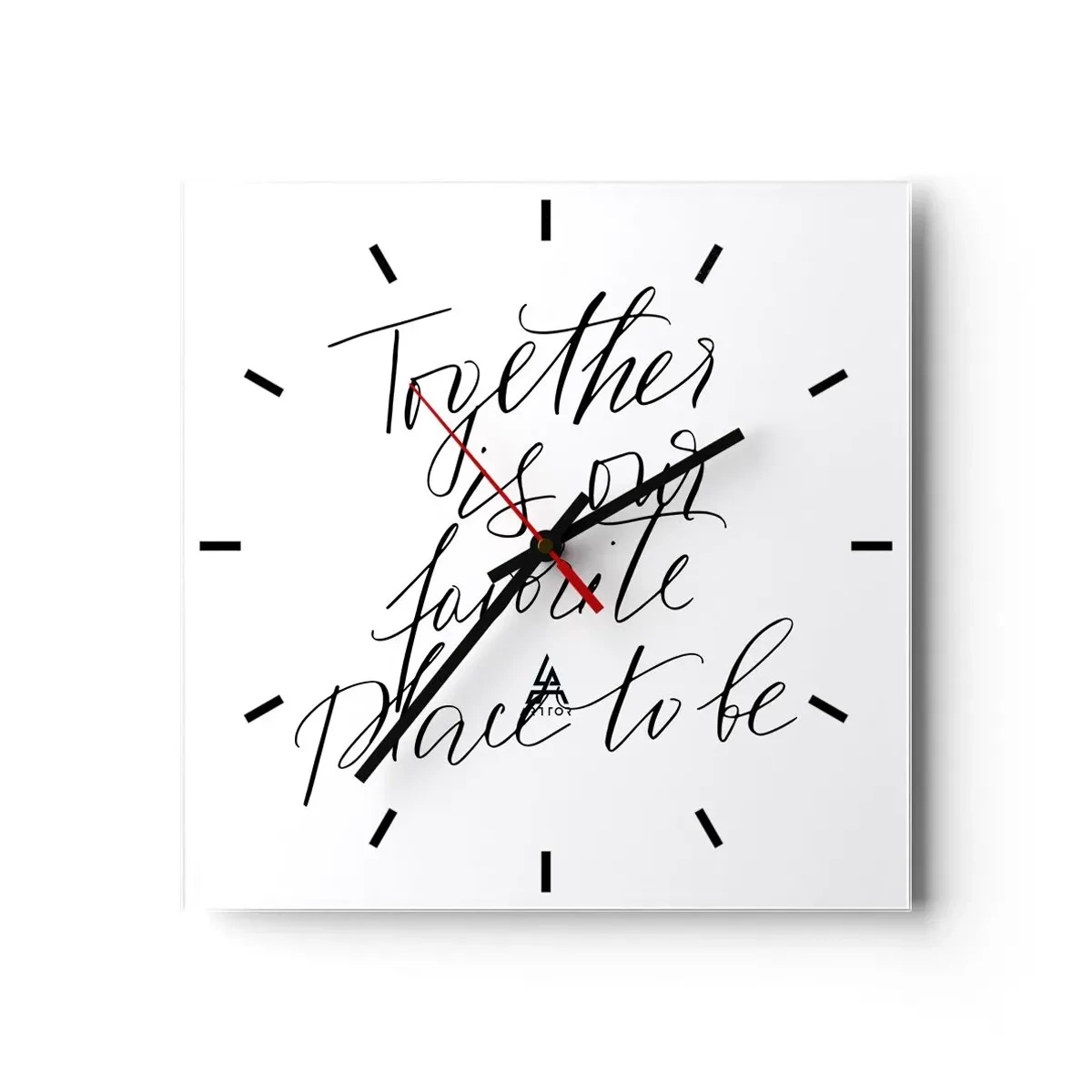 Nástenné hodiny - Cítite to tiež? - 40x40 cm