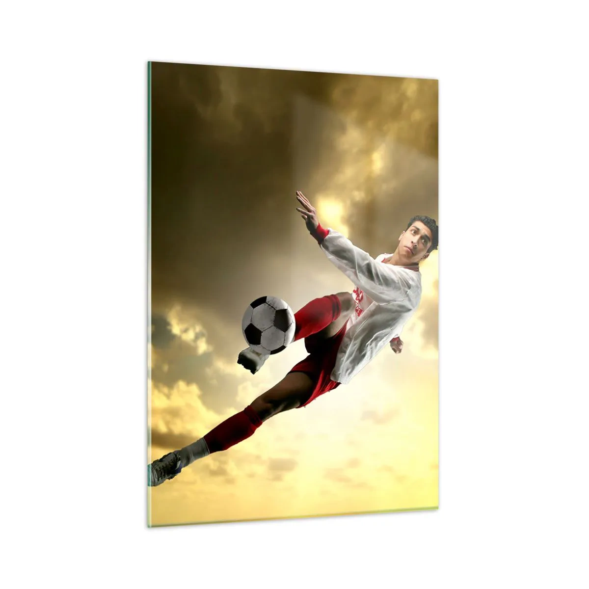 Obraz na skle - Futbalové nebo - 50x70 cm