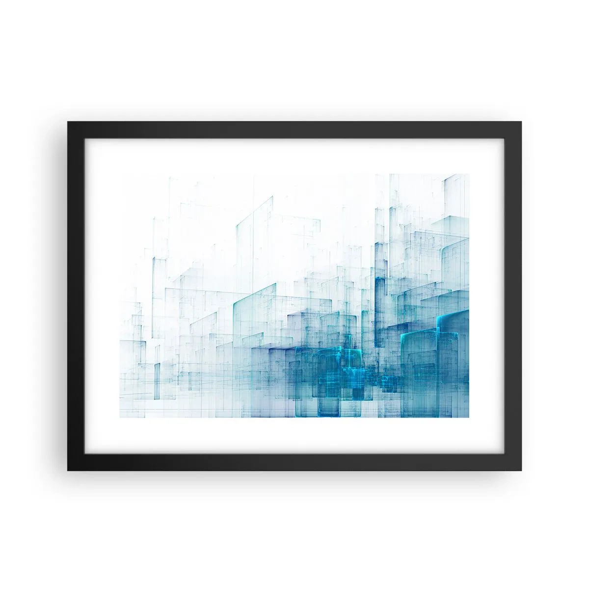 Plagát v čiernom ráme - Ako sa stal priestor - 40x30 cm