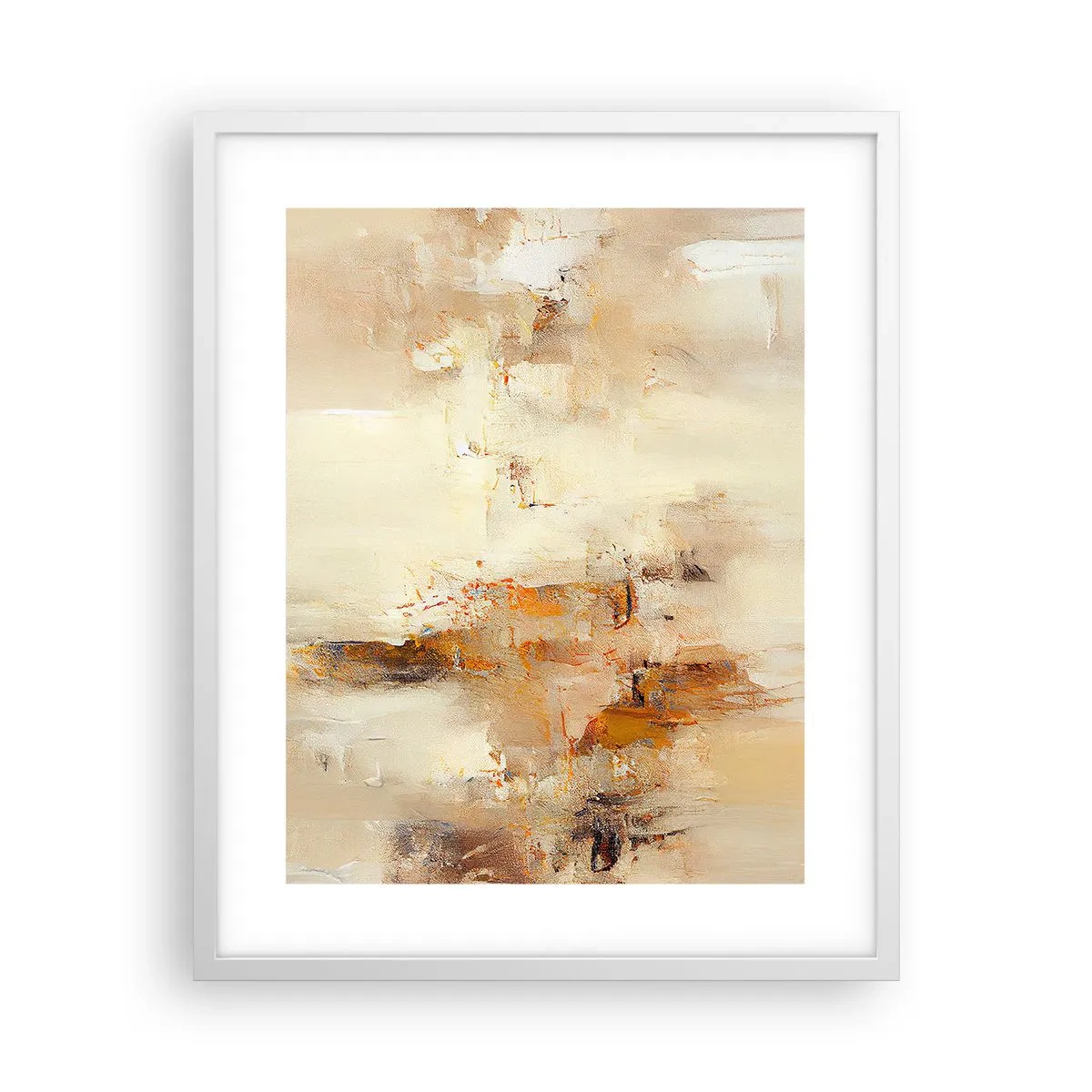 Plagát v bielom ráme - Duša jantáru - 40x50 cm