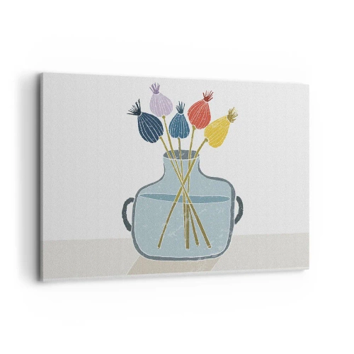 Obraz na plátne - Makové kvety - 100x70 cm