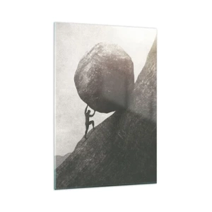 Obraz na skle - Verím, proti všetkej nádeji - 80x120 cm