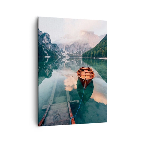 Obraz na plátne - Pokojný spánok hôr - 50x70 cm