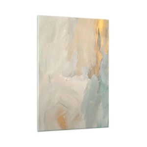 Obraz na skle - Abstrakcia – krajina nehy - 70x100 cm