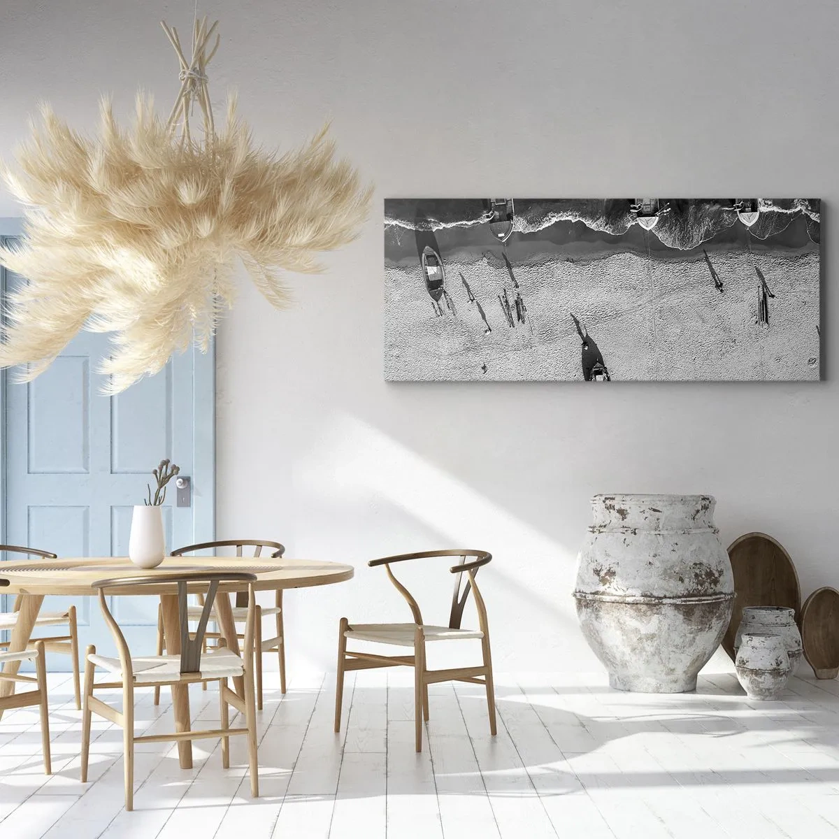 Obraz na plátne - Ešte na brehu… - 140x50 cm