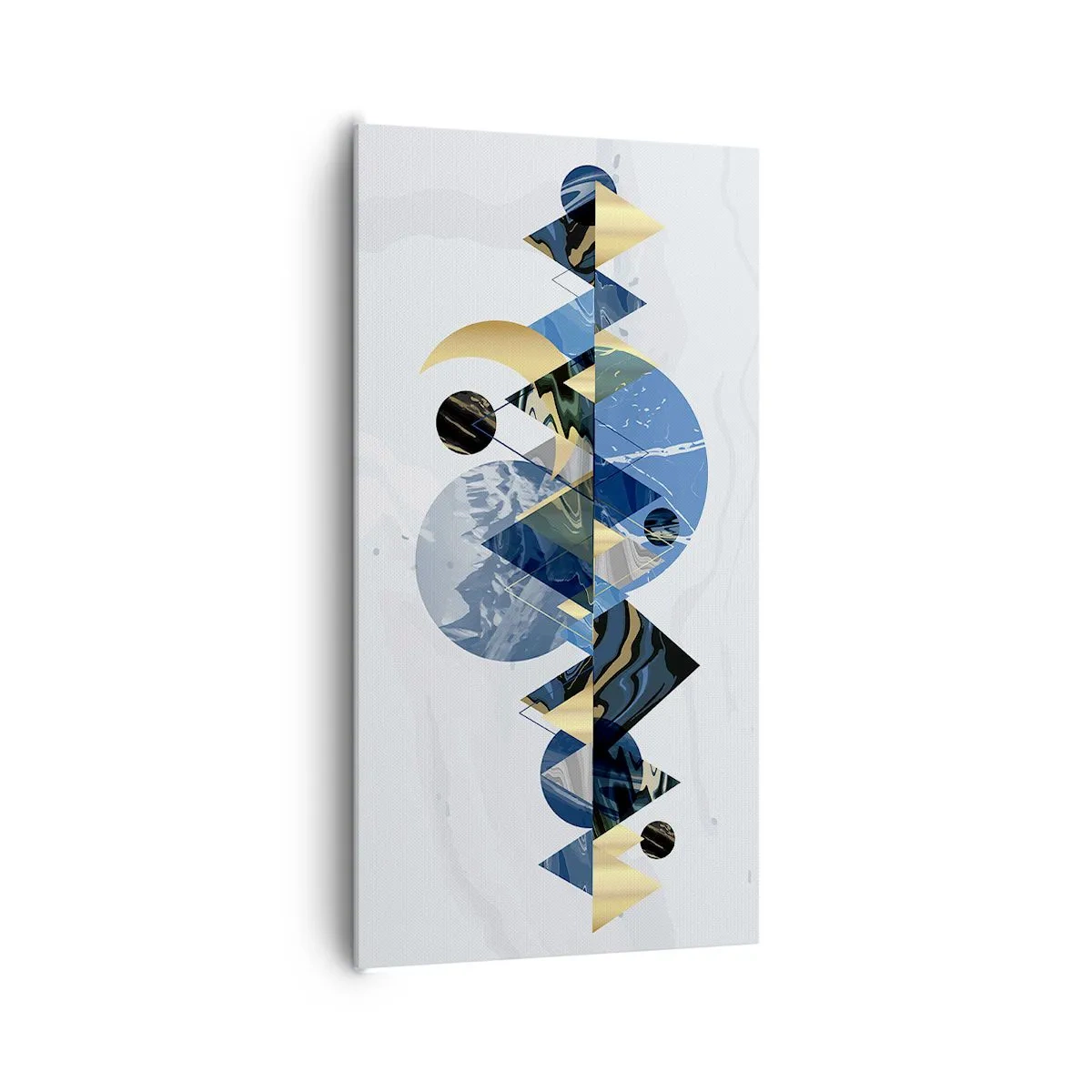 Obraz na plátne - Geometrická krajina - 65x120 cm