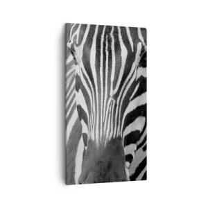 Obraz na plátne - Svet je čierno-biely - 45x80 cm