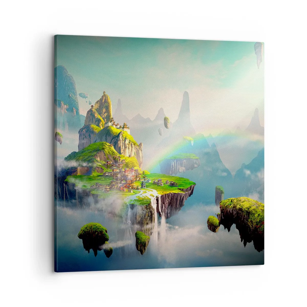 Obraz na plátne - Uprostred neba - šťastné ostrovy - 50x50 cm
