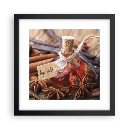 Plagát v čiernom ráme - K jednote tela a ducha - 30x30 cm