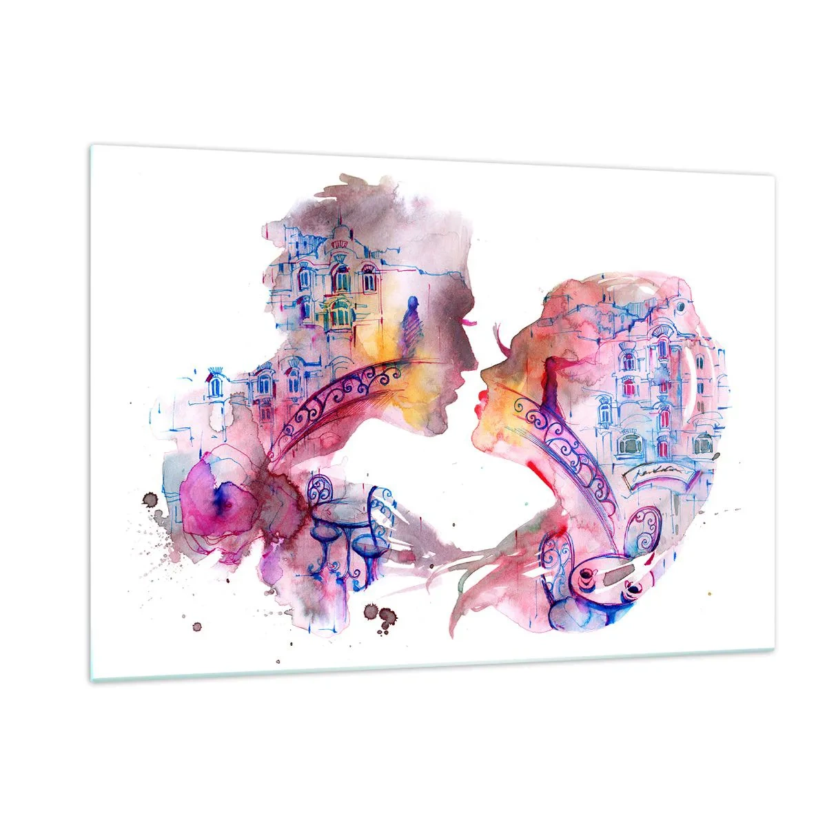 Obraz na skle - Tajomný most vzdychania - 120x80 cm