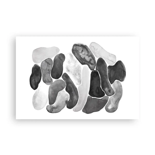 Plagát - Kamenistá abstrakcia - 91x61 cm