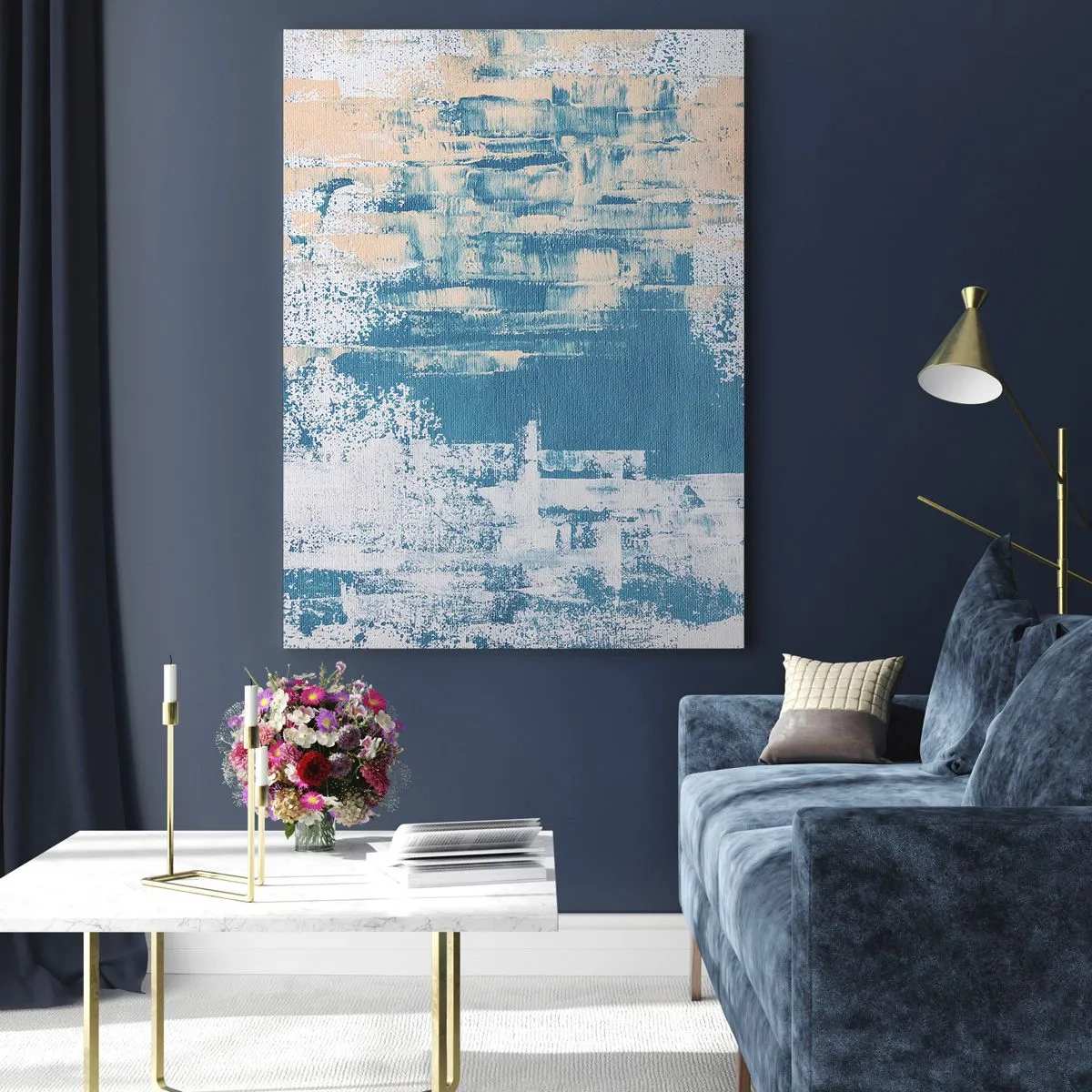 Obraz na skle - Cez cencúľ - 80x120 cm