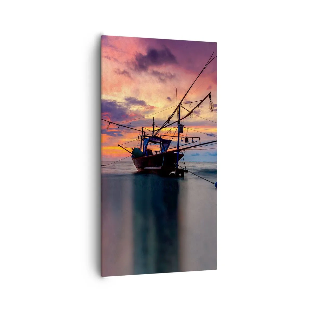 Obraz na plátne - Exotický večer - 65x120 cm