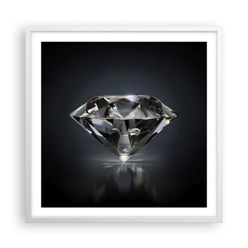 Plagát v bielom ráme - Best girls friend - 60x60 cm