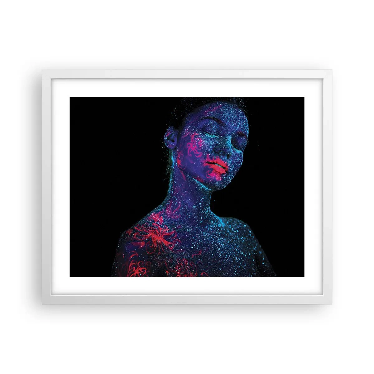 Plagát v bielom ráme - V hviezdnom prachu - 50x40 cm