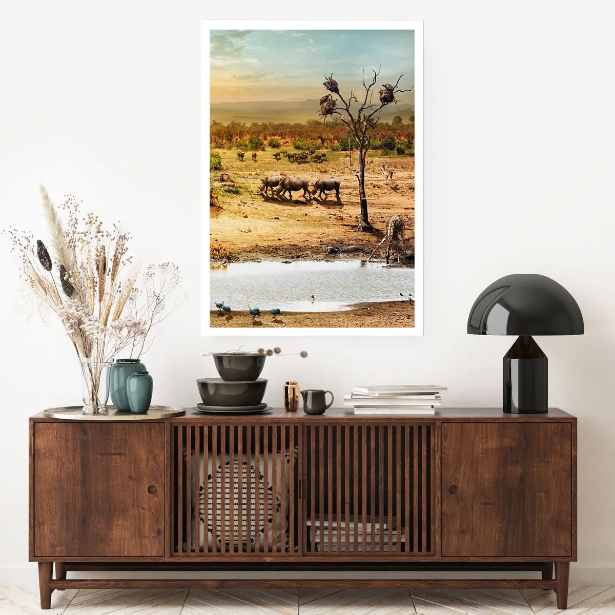 Plagát - „Z raja opäť pramenila rieka…“ - 70x100 cm