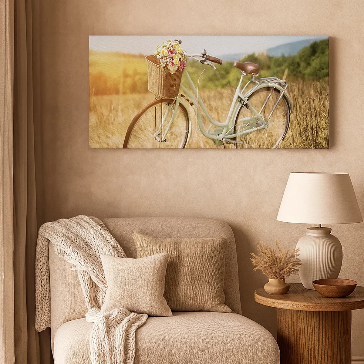 Obraz na plátne - Chvíľu tu zostanem - 30x30 cm