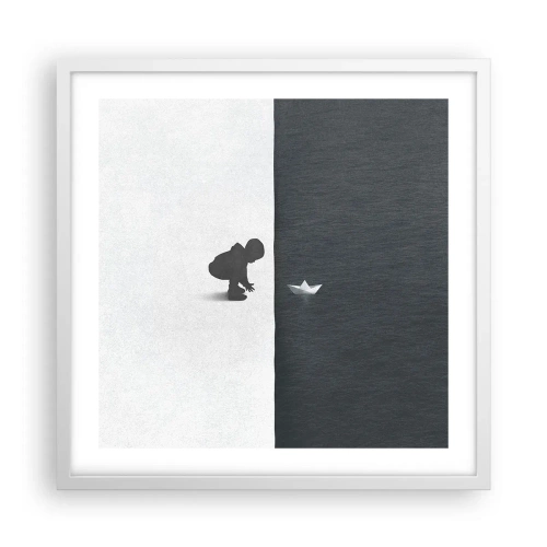 Plagát v bielom ráme - Veľká výprava - 50x50 cm