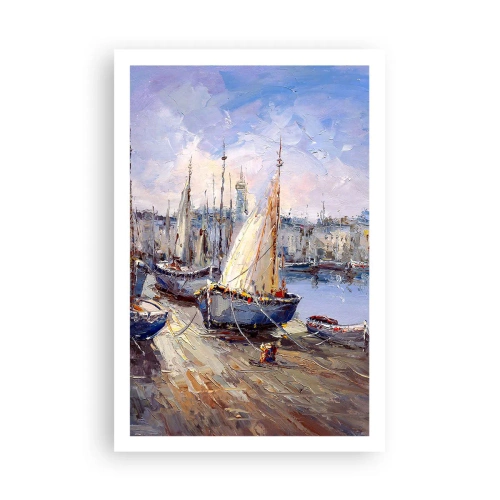Plagát - Mesto pri zálive - 61x91 cm