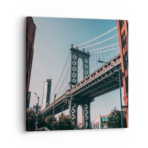 Obraz na plátne - Nad vlnami mesta - 30x30 cm