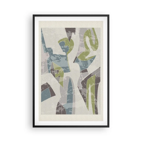 Plagát v čiernom ráme - Kompozícia za sklom - 61x91 cm