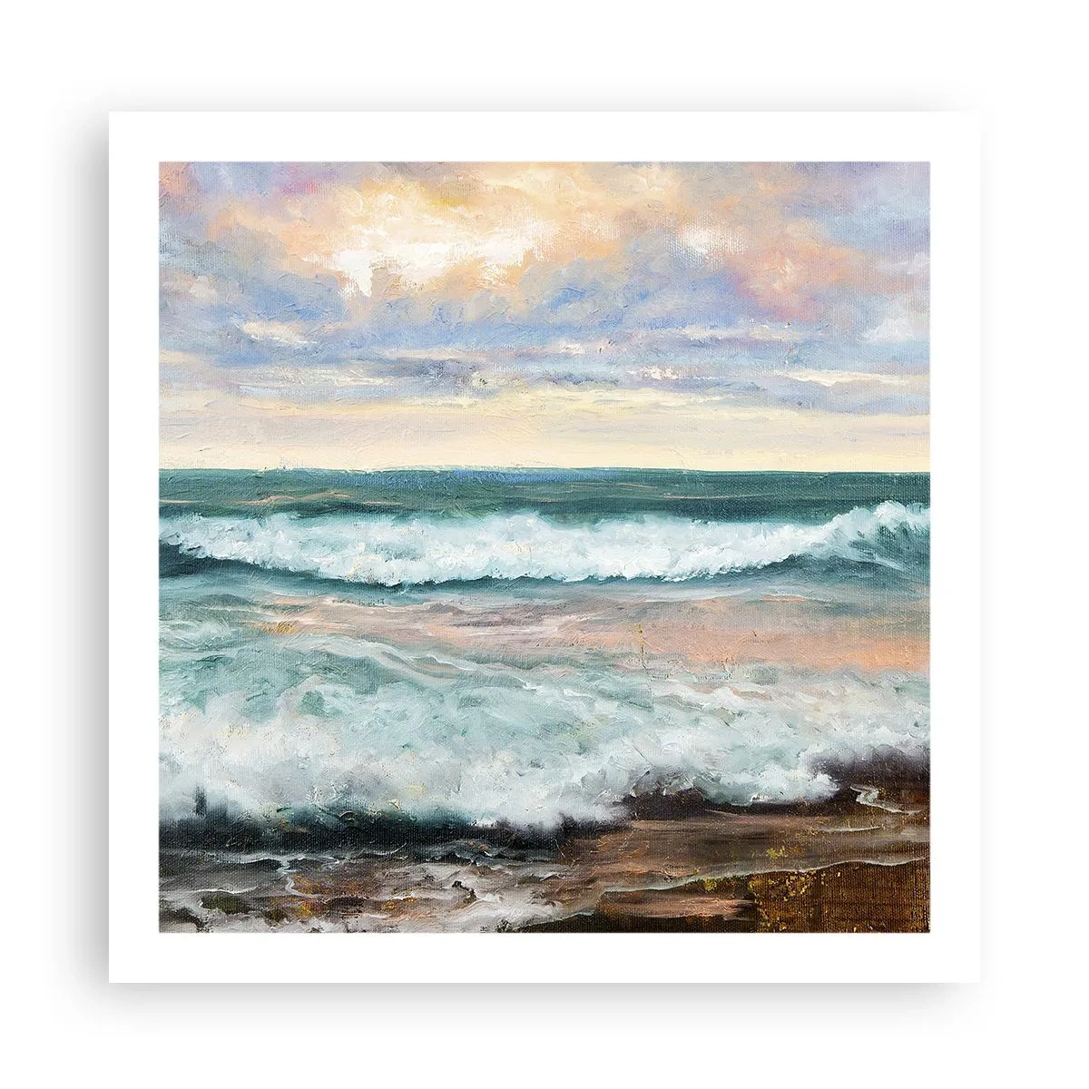 Plagát - Tu uhladíš dušu - 60x60 cm
