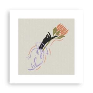 Plagát - Sesterský dotyk - 30x30 cm