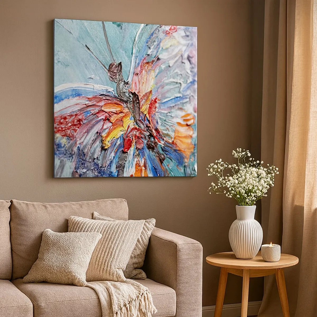 Obraz na plátne - Namaľovaný prírodou - 30x30 cm