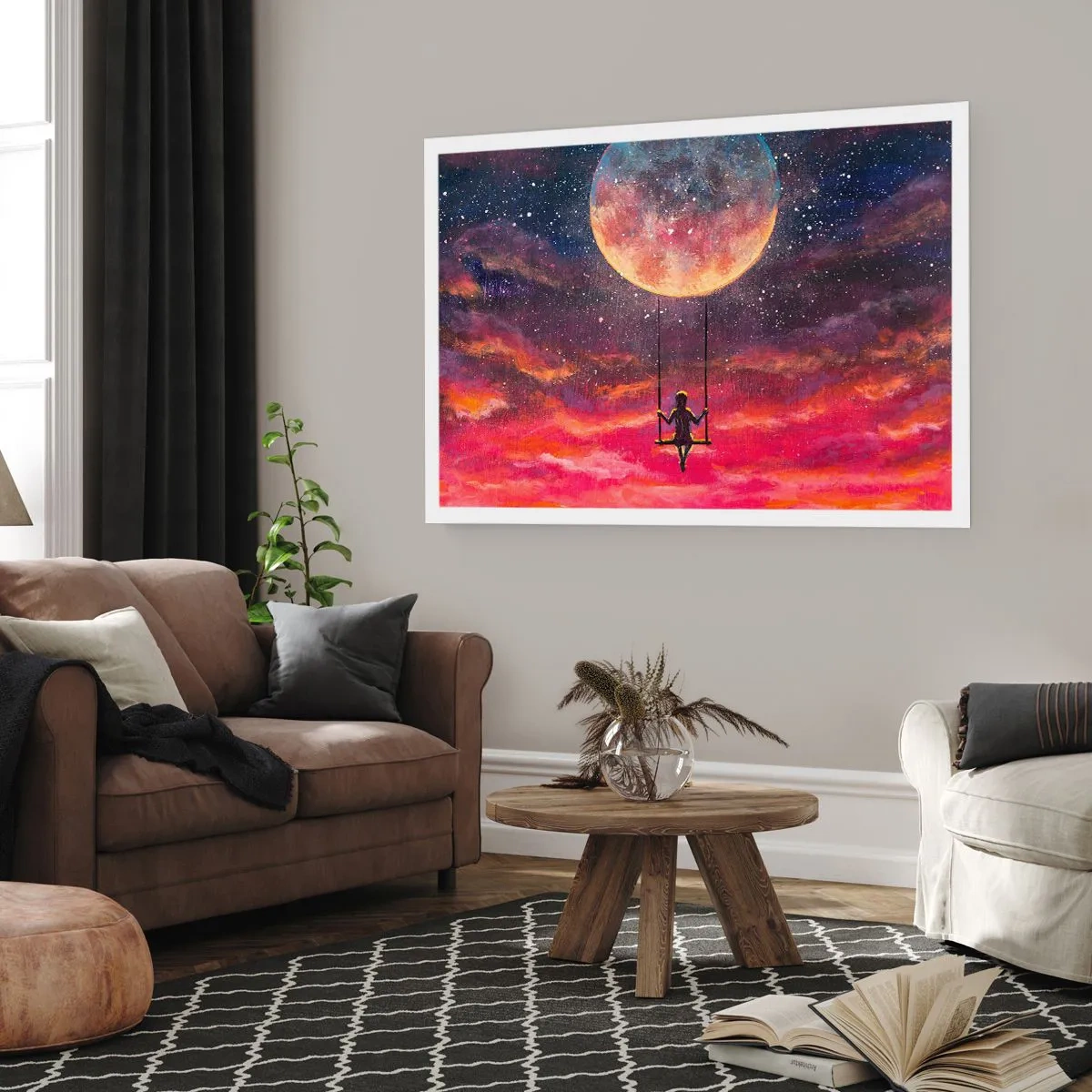 Plagát - Stavať si vzdušné zámky - 100x70 cm