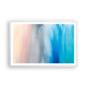 Plagát v bielom ráme - Živly: vzduch - 91x61 cm