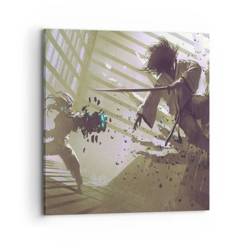 Obraz na plátne - Aj ty môžeš byť samurajom - 70x70 cm