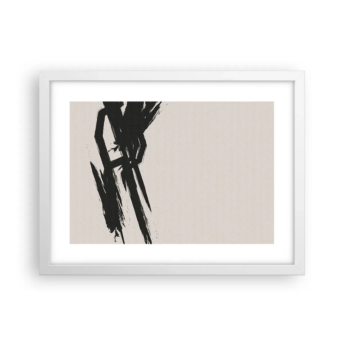 Plagát v bielom ráme - Nezastaviteľná hybnosť - 40x30 cm