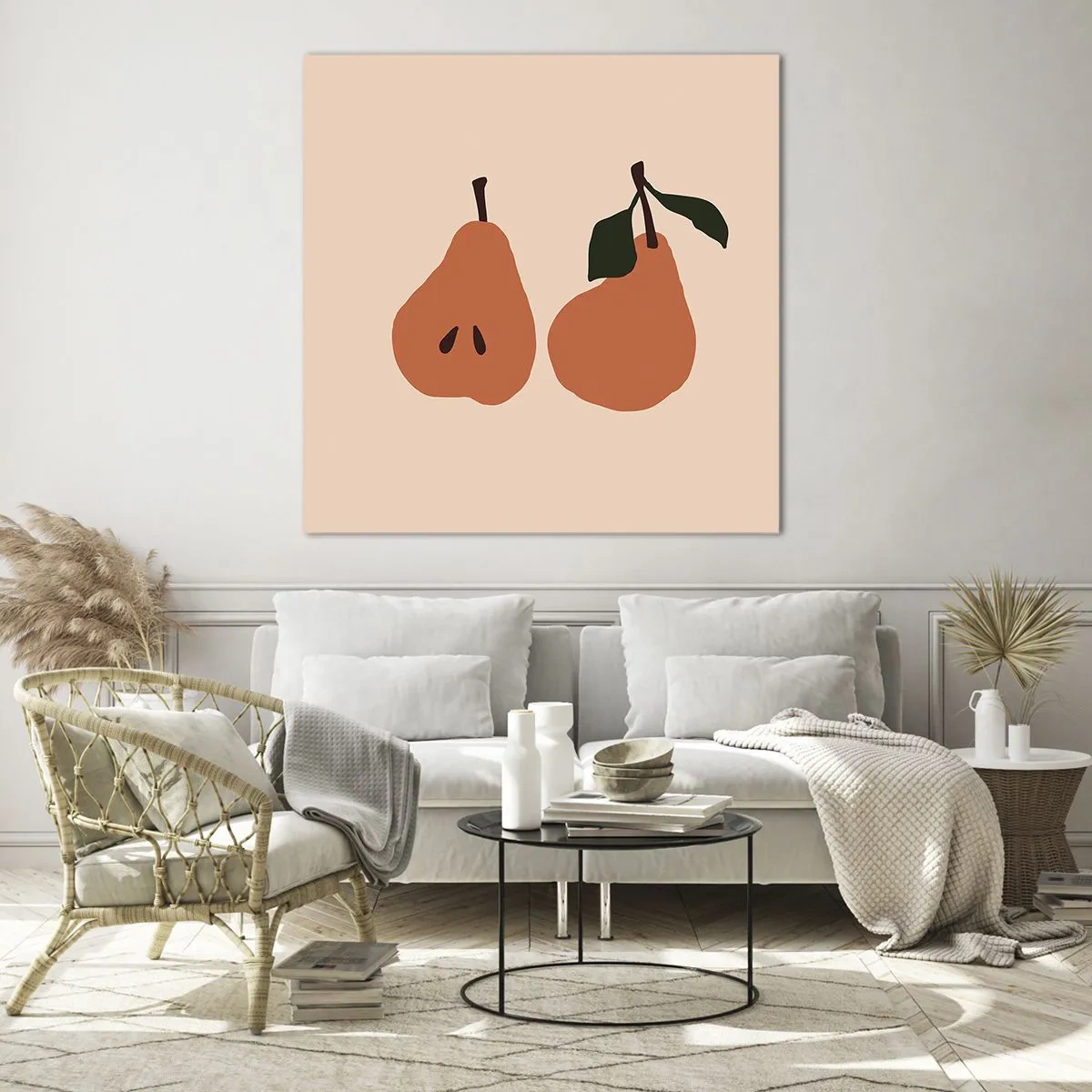 Obraz na skle - Číra sladkosť - 50x50 cm