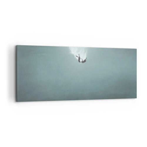 Obraz na plátne - V objatí oceánu - 100x40 cm