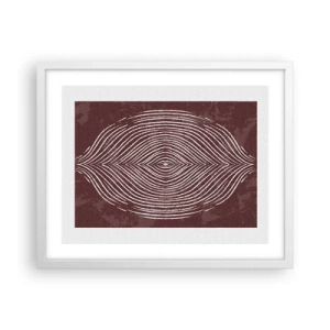 Plagát v bielom ráme - Priestor hovorí - 50x40 cm