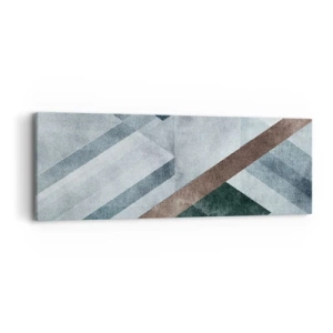 Obraz na plátne - Sofistikovaná elegancia geometrie - 90x30 cm