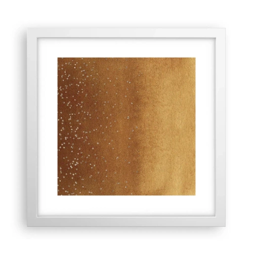 Plagát v bielom ráme - Zrodenie svetla - 30x30 cm