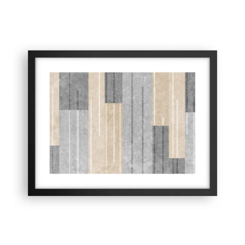 Plagát v čiernom ráme - Kompozícia: drž sa - 40x30 cm