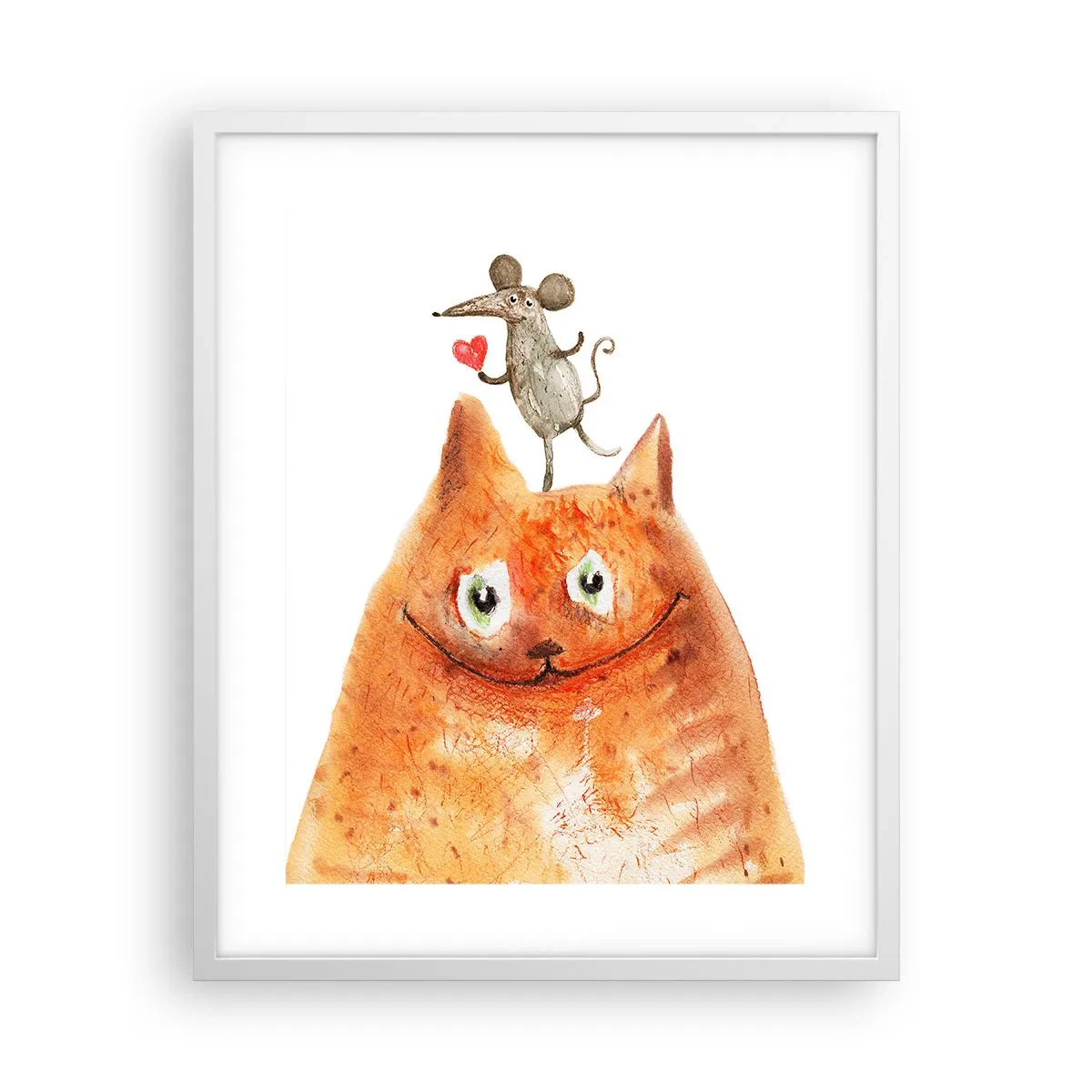 Plagát v bielom ráme - Paradoxy lásky - 40x50 cm