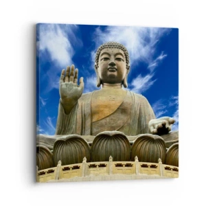 Obraz na plátne - Ži bez strachu - 30x30 cm