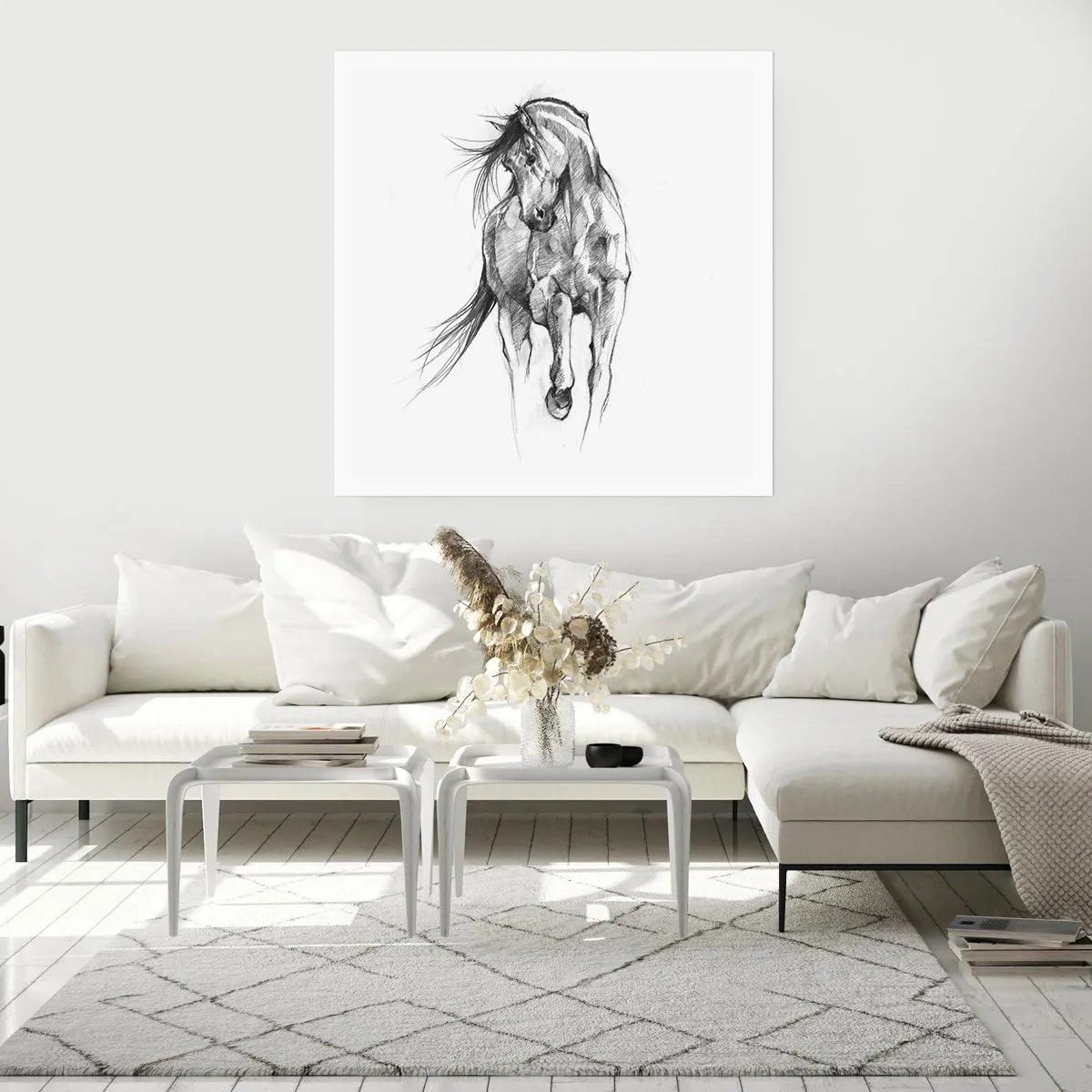 Plagát - V ladnom kluse - 60x60 cm