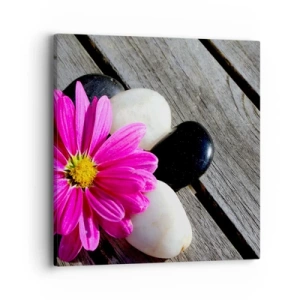 Obraz na plátne - Odpočinok na móle - 40x40 cm