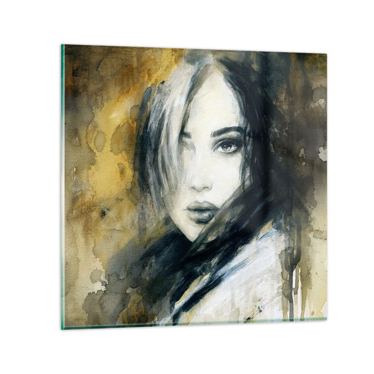 Obraz na skle - viac nevinná alebo zmyselná? - 50x50 cm