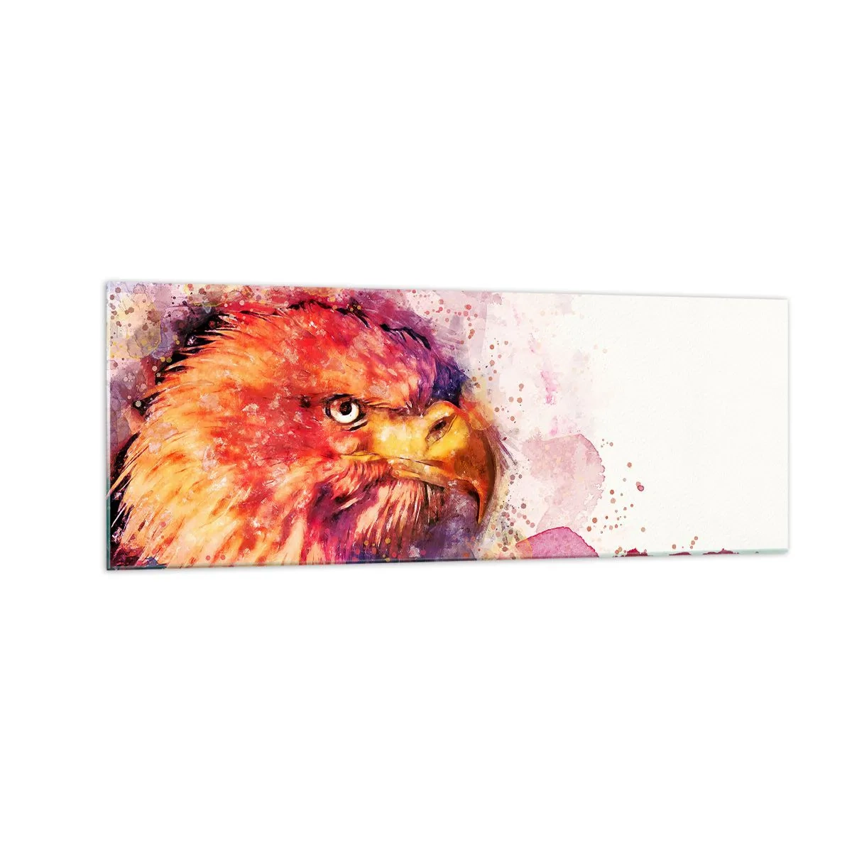 Obraz na skle - Nechceš vedieť, na čo myslím - 140x50 cm