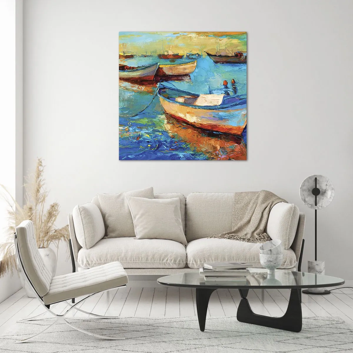 Obraz na skle - V južnom zálive - 30x30 cm