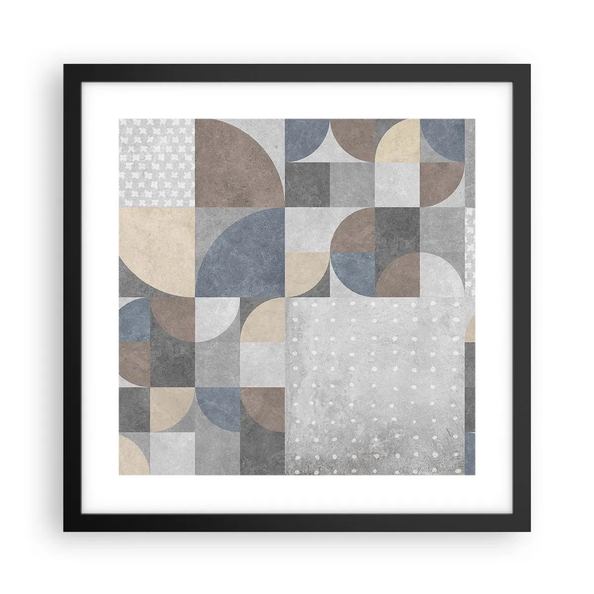 Plagát v čiernom ráme - Keramická fantázia - 40x40 cm