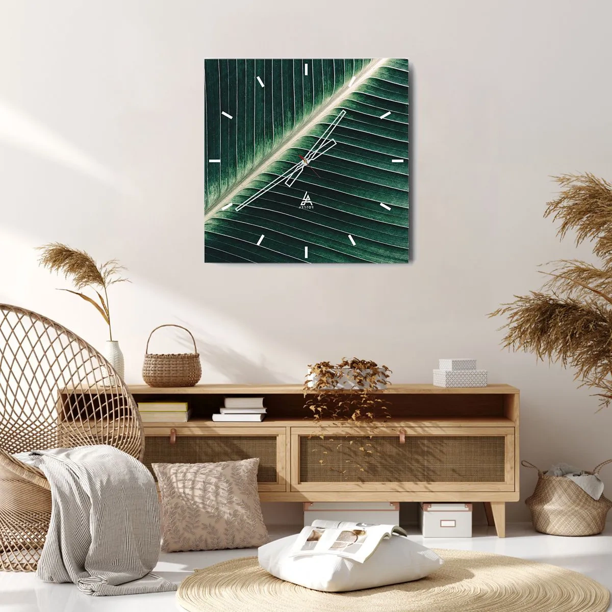 Nástenné hodiny - Rytmus prírody - 40x40 cm