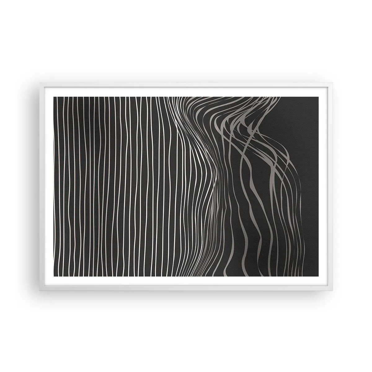 Plagát v bielom ráme - Rytmus a prízvuk - 100x70 cm