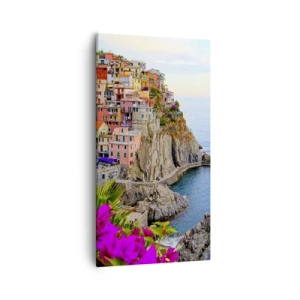 Obraz na plátne - Usmievavé mesto - 55x100 cm